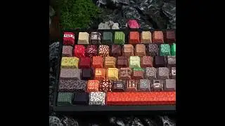 PBT dye subbed keycaps set Cherry profile  Minecraft  #keyboard #mechanicalkeyboard #keycaps