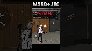 M590 + Jai Character 🔥 Free Fire M590 Shotgun Tricks #srikantaff