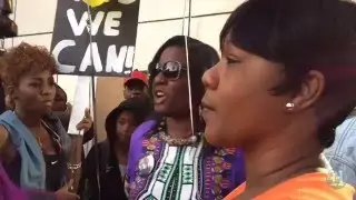 Family, friends, and supporters rally for slain 6-year-old King Carter