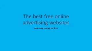 the best free online advertising websites