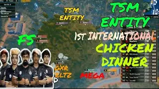 Tsm Entity First Chicken Dinner in International Tournament | PMWL | TSM ENTITY