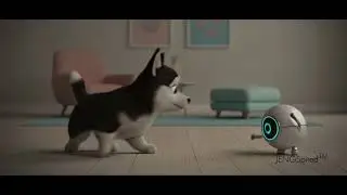 Amirh Meets a Talking Camera 🤖🐶 | Cute Husky Kids Teaser