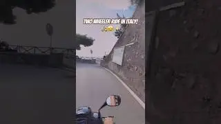 Riding the Coastal Curves of Italy 🇮🇹 | Scenic Two-Wheeler Ride Along the Amalfi Coast #italy