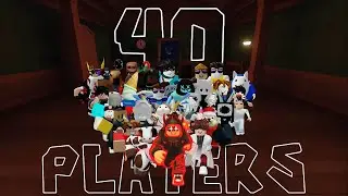 Как мы пробиваем двери в Roblox с 40 игроками без единой смерти... - Roblox Doors 🚪🔥