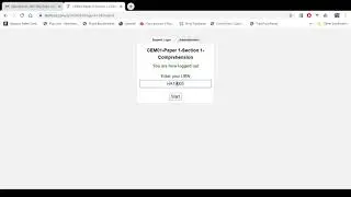 CEM Exam Start Demo