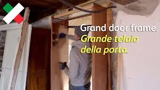 #44 Build door frame, insulate chimney wall. I Christoph Felix