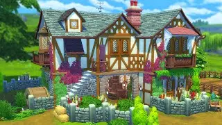 A Quiet Village | Beauty and the Beast | - The Disney Save #69 | Sims 4 Speed Build