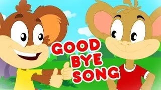 Goodbye Song | Monkey Rhymes for Babies | Cartoon Videos for Children