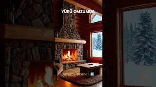 Y&uuml;k&uuml; Omzumda | Bu Y&uuml;k Ağır Gelir... (Ş&ouml;mine & Kar Ambiyansı) ❄️🔥 #shorts