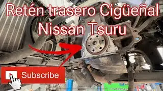Retén trasero de Cigüeñal o conocido como lado caja de Nissan Tsuru