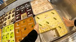 Tiramisu Cake Sale - Vlog || Street Food in China || Blueberry flavor#foodie #tiramisu