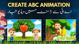 How to Create Kids Learning ABC Cartoon | Step by Step Guide