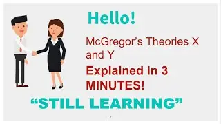 McGregor's Theory X & Theory Y explain in Hindi/Urdu | Work Motivation Theory in 3 minutes