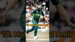 Top 10 greatest left arm fast bowler of all time #cricket #shortvideo #trendingshorts