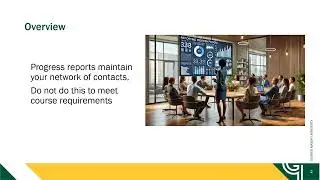 Overview of Progress Report
