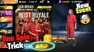 FREE FIRE HEIST ROYALE EVENT - FREE FIRE NEW EVENT !! TECHNO BANDA