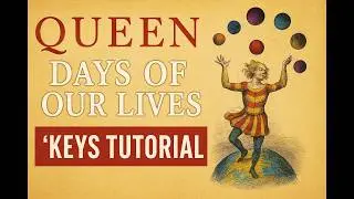 These are the Days of our Lives Queen Keys Tutorial - Easy Piano Tutorial for Beginners!