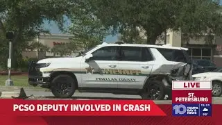 Pinellas County deputy involved in St. Pete crash