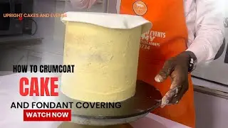 Master the Art of Cake Decorating: Perfect Crumb Coat & Fondant Covering Tutorial!