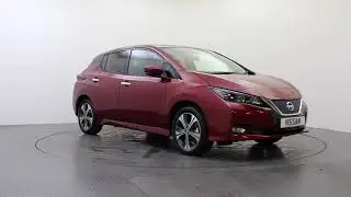 100% Electric Nissan LEAF N-Connecta in Magnetic Red Metallic at Western and Barnetts Nissan