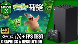 SpongeBob SquarePants Titans of the Tide - Xbox Series X Gameplay + FPS Test