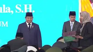 Presiden Prabowo Hadiri Pengukuhan 1.451 Hakim Mahkamah Agung