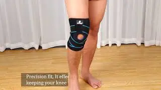 How to use NEENCA Adjustable Knee Support with Patella Gel Pad & Side Spring Stabilizers