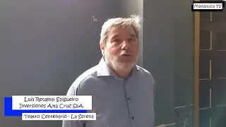 Luis Retamal nos muestra las lamentables condiciones en que fue devuelto el Teatro-Centenario.
