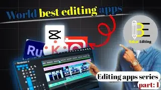 Top 5 best video editing in world.  Editing apps series part 1. #editingapps #apps #capcut #efit
