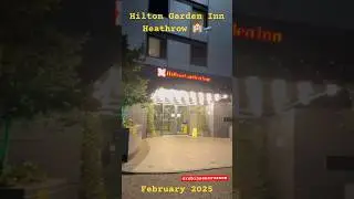 Hilton Garden Inn Heathrow 🏨🛫 #hilton #hotel #heathrow #holiday #adventure #travel @hilton