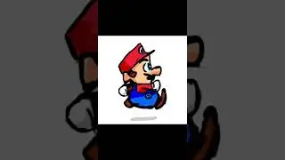 *Mario running backwards in 3D world*