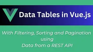 Таблица данных Vue.js и Vuetify с пагинацией, сортировкой и разбиением на страницы