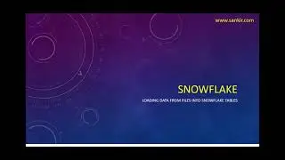Loading retail data from AWS S3 file storage into Snowflake tables