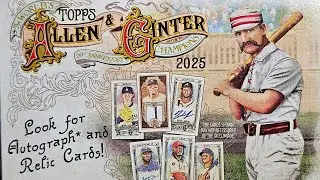 Набор бейсбольных карточек Topps Allen & Ginter Baseball Blaster Box 2025 года &mdash; Джефф Багвелл, Э...