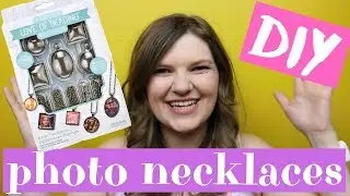 HOW TO USE A WALMART NECKLACE CRAFT KIT TO MAKE CUSTOM PHOTO NECKLACES