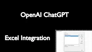 OpenAI ChatGPT excel integration | how to integrate chatgpt in excel sheet | @doctorai