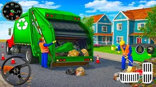 Extreme Trash Truck Driving 2026 - Real Garbage Truck Games - Android Gameplay