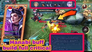 Hanabi BUFF ! Miya i'm sorry🥺. Build top global hanabi 2023 ~ MLBB