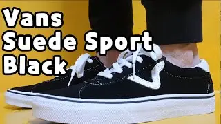 Vans Suede Sport black unboxing/Vans Ua Sport on feet review