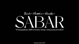 SABAR | Serial Pendidikan Karakter