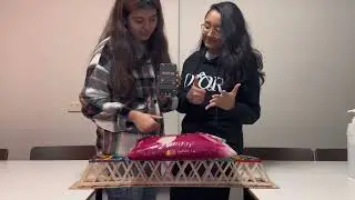 The building process of Warren Truss Bridge