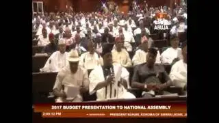 2017 Budget Presentation by President Muhammadu Buhari