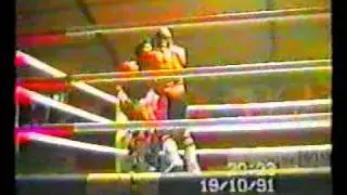 Catchen/Wrestling 19.09.91 Hannover die schwarze Perle Prince Zefy vs Larry Cameron