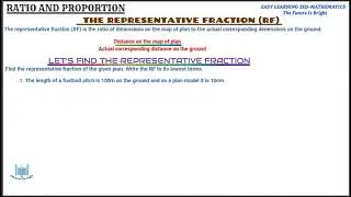 The representative fraction (RF)