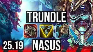 TRUNDLE vs NASUS (TOP) | Dominating | KR Grandmaster | 25.19