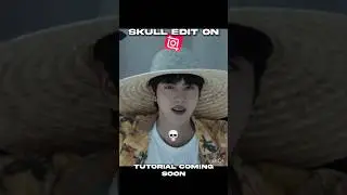 How to make skull edit on inshot