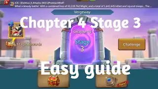 Lords mobile Vergeway Chapter 4 Stage 3 easiest guide
