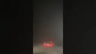 Winter driving in dense fog #travel #enroutelucknow