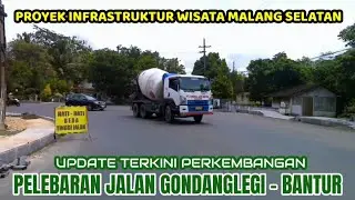 Pengerjaan Proyek Infrastruktur || Pelebaran Jalan Gondanglegi - Bantur terkini @gobangkluyuran