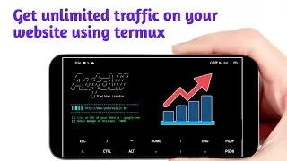 Get unlimited traffic on website using termux